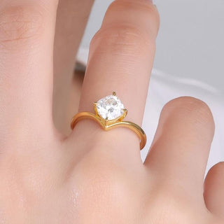 Endless Whisper · Cushion Cut Moissanite Promise Ring