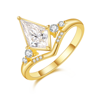 Nova Trace · Trillion Cut Moissanite Statement Ring