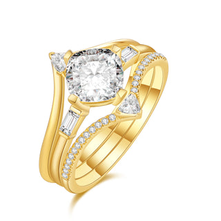 Temple of Light · Cushion Cut Moissanite Engagement Ring