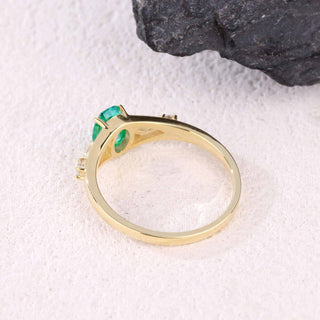 Whispering Fern · Oval Cut Moissanite Engagement Ring