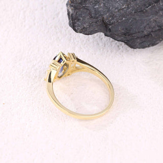 Starlit Veil · Marquise Cut Moissanite Engagement Ring