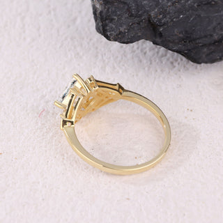 Crownspire · Princess Cut Moissanite Engagement Ring