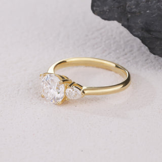 Timeless Vow · Round Cut Moissanite Engagement Ring
