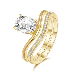 Celestial Bind · Oval Cut Moissanite Engagement Ring
