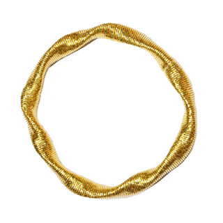 925 Italian Silver Bracelet,twisted wave batch winding bracelet