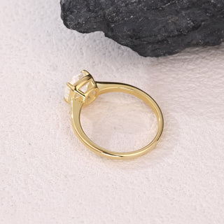 Eternal Ember · Cushion Cut Moissanite Promise Ring