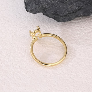 Lumen Vow · Pear Cut Moissanite Engagement Ring