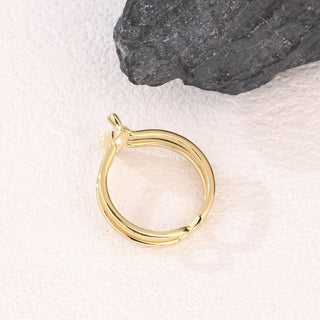 Solar Flare · Marquise Cut Moissanite Statement Ring