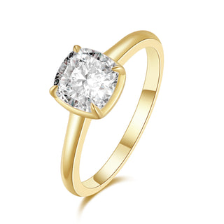 Eternal Ember · Cushion Cut Moissanite Promise Ring