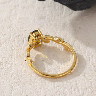 Golden Grove · Oval Cut Tourmaline Promise Ring