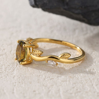 Golden Grove · Oval Cut Tourmaline Promise Ring