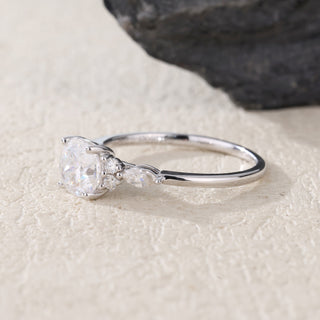 Eternal Glow · Cushion Cut Moissanite Engagement Ring