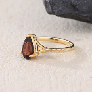 Amber Mirage · Pear Cut Tourmaline Promise Ring