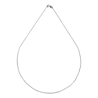 925 Italian Silver Necklace 07 Shiny Round Snake Necklace 45cm