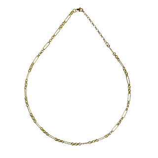 925 Italian Silver Necklace 3.0 Pressed Ripple Double Ring Necklace 40+5cm