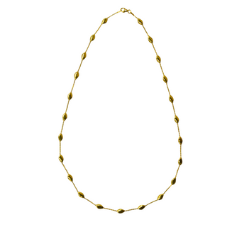 925 Italian Silver Necklace 035 Cross-shaped Melon Seed Necklace 55CM