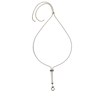 925 Italian Silver Necklace 2.0 small round enamel necklace 80CM