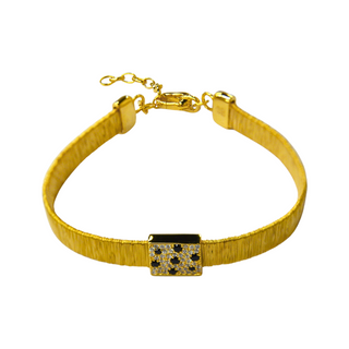 925 Italian Silver Bracelet 7M Bare Body Silver Striped Zebra Hand Bracelet 16+3CM