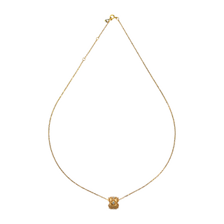 925 Italian Silver Necklace Kaleidoscope Four-Leaf Clover Filigree Necklace 40+5cm