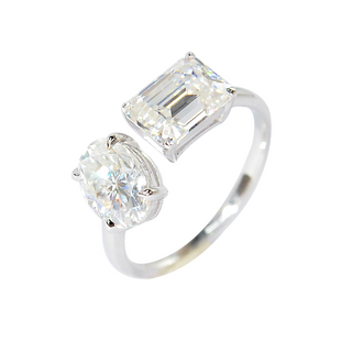 Soulthread· Roundcut Dual Stone Ring