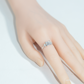 Eternal Gleam· Radiant Cut Promise Ring