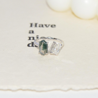 Oathlight· Dual Stone Ring