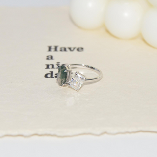 Oathlight· Dual Stone Ring
