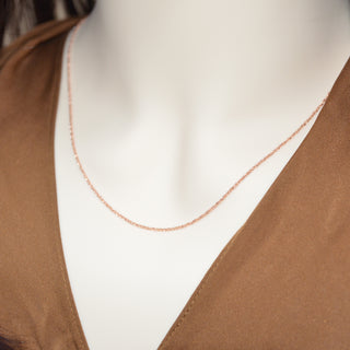 925 Italian Silver Necklace 2.5 twisted cauliflower B67 42+5CM