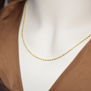 925 Italian Silver Necklace 1.8S car bamboo tube B20 necklace 40+5cm