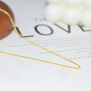 925 Italian Silver Necklace 2.5 twisted cauliflower B67 42+5CM