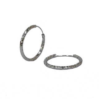 925 Italian Silver Earring 2.5*30# car letter C64 earrings