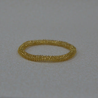 925 Italian Silver Bracelet 6.7m double torsion spring coil bracelet