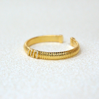 925 Italian Silver Bangle cuba threaded floral M-letter bracelet