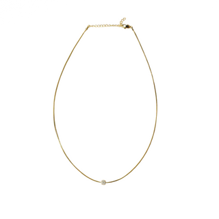 925 Italian Silver Necklace 1.2 soft spring square drill collar 40+5cm