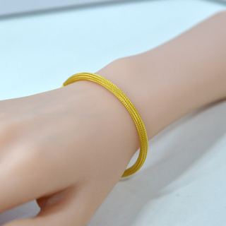 925 Italian Silver Bracelet 4mm Braided Bracelet 16+5 cm