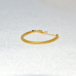 925 Italian Silver Bracelet 4mm Braided Bracelet 16+5 cm