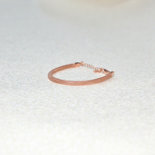 925 Italian Silver Bracelet 4mm Braided Bracelet 16+5 cm