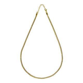 925 Italian Silver Necklace Three-car diamond necklace 50CM