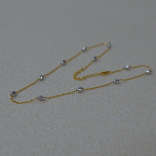 925 Italian Silver Necklace 2.2 triple-braided flat wire mesh chain necklace, 40+5 cm