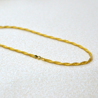 925 Italian Silver Necklace 4M flat twisted mesh necklace 45CM