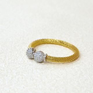 925 Italian Silver Bangle 6M braided hollow hydrangea bracelet