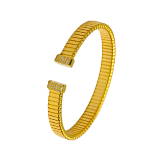 925 Italian Silver Bangle Cuban thread snake-shaped full diamond bracelet