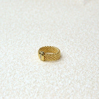 925 italian silver ring 7.2M flat explosive bone monocular diamond ring finger