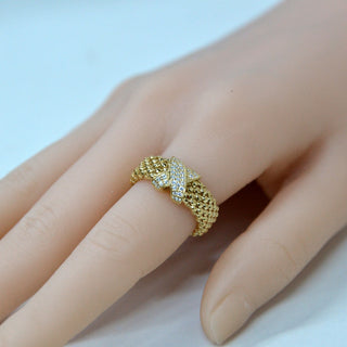 925 italian silver ring 7.2m flat blasting bone x diamond ring finger