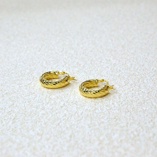 925 Italian Silver Earring 5*20 Twisted Tube Shield Head Earrings