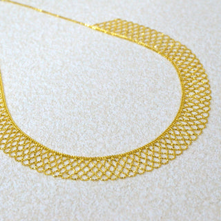 925 Italian Silver Necklace Interwoven lace necklace 42CM