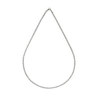 925 Italian Silver Necklace 3MZircon lantern necklace 50CM