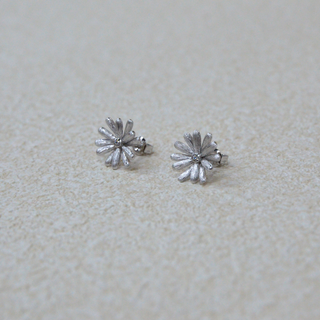 925 Italian Silver Earring Sunflower Filigree Inlaid Earrings