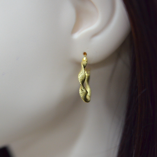 925 Italian Silver Earring M?bius strip earrings