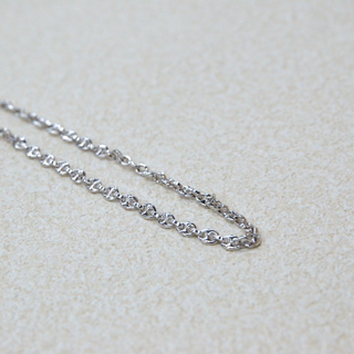 925 Italian Silver Necklace 4M Japanese character circle pig nose necklace 42+5CM